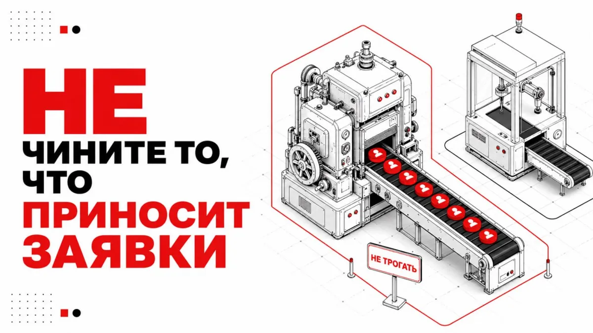 Не чините то, что приносит заявки