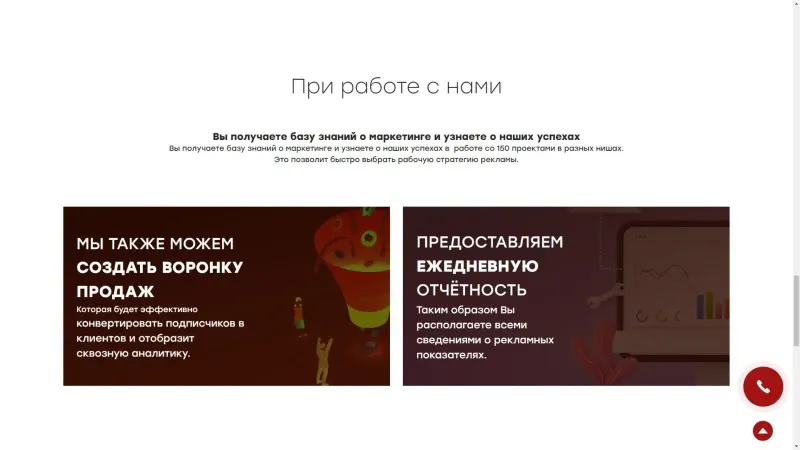 Блок о воронке продаж и ежедневной отчётности