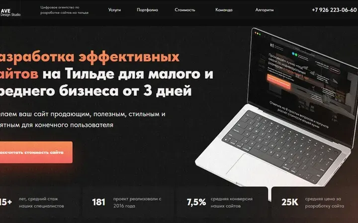 Веб-студия: квиз-лендинг