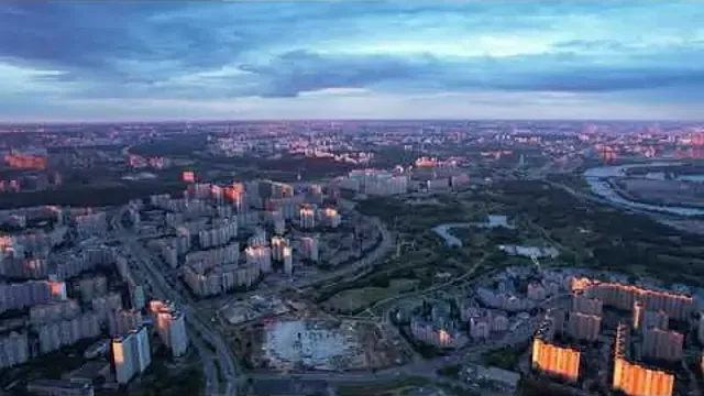 Митино: закаты с высоты