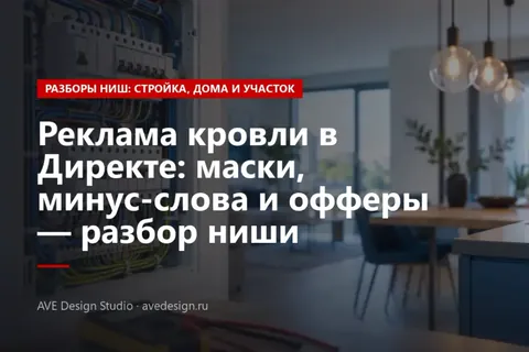 Обложка статьи «Реклама кровли в Директе — разбор ниши»